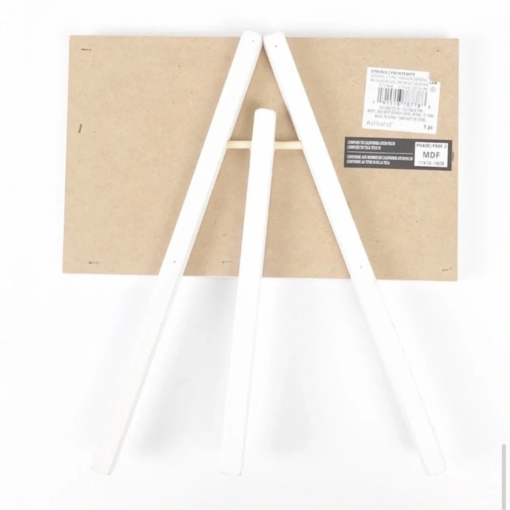 Chalkboard easel for baby shower